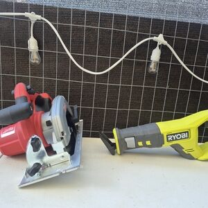 Yellow and Black Reciprocating Saw